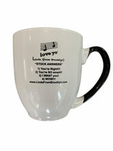 Load image into Gallery viewer, Linda From Brooklyn Stock Answers 16 oz. Ceramic Mug - HERS