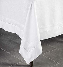 Load image into Gallery viewer, Sferra Festival 100% Linen Tablecloth - White