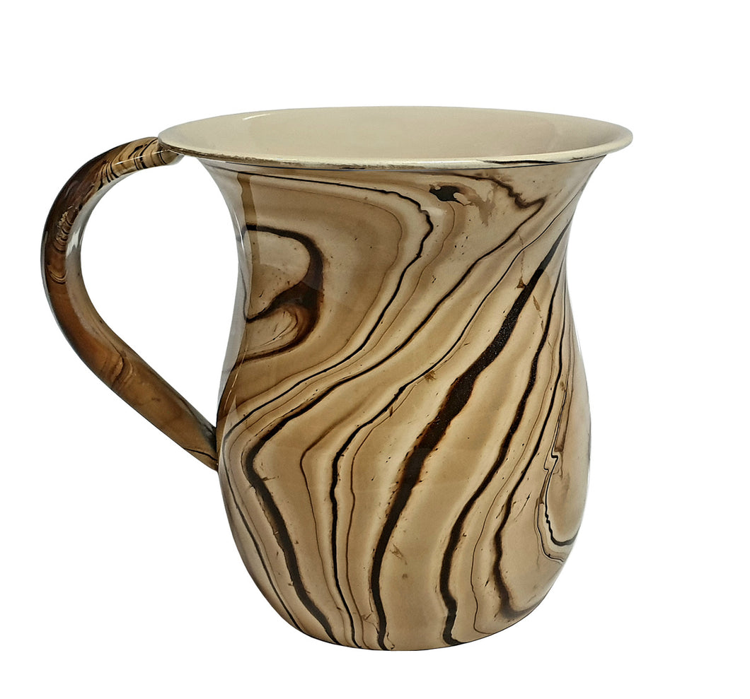 Gold Marble Netilat Yadayim Cup