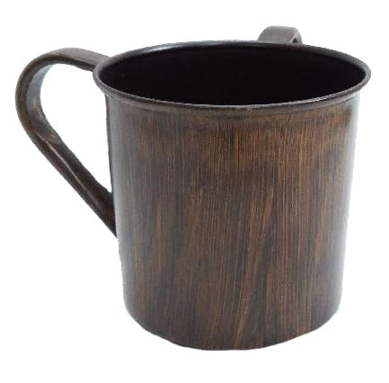 Dark Wood Texture Netilat Yadayim Cup