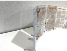 Load image into Gallery viewer, Lucite Hadlakat Nerot Plaque with Metal Stands
