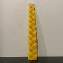 Load image into Gallery viewer, Handmade 10.5” Bazeh Madlikin Braided Havdalah Candle with Wax
